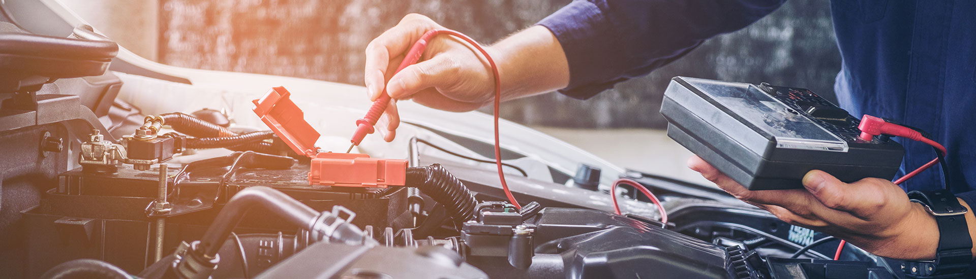 Mechanic Working in Auto Repair Service